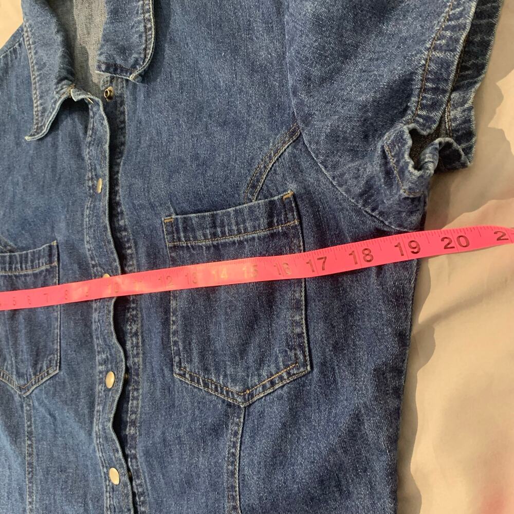Faded Glory Girls Denim Shirt Dress - Picture 5 of 9
